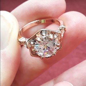 3/$25 Rose Gold Diamond Ring
